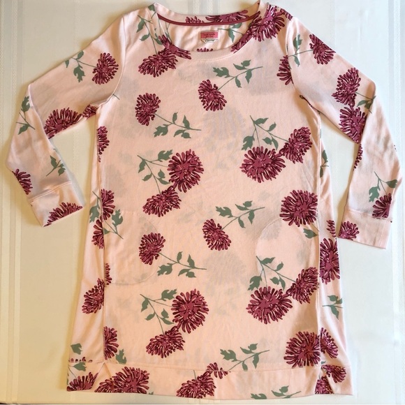 Kate Spade Blooming Mums Long Sleeve Comfy Night Shirt Size M - Picture 3 of 8